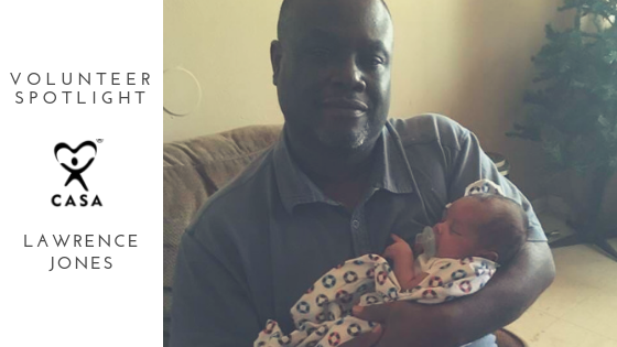 Volunteer Spotlight. Lawrence Jones and Baby